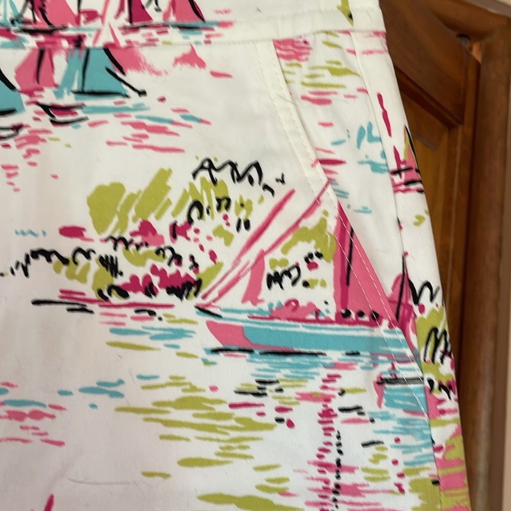 Talbots Nautical Print Women's Skirt - Picture 2 of 9
